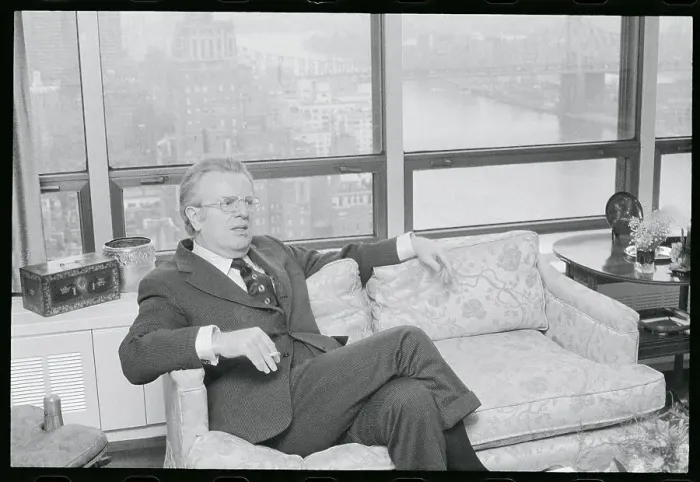 Framed Print : Lawrence O'Brien Relaxing on His Couch Framed Print : Lawrence O'Brien Relaxing on His Couch