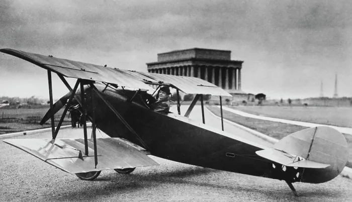 Framed Print : Lawrence Sperry Piloting A Sperry Plane, 1922 Framed Print : Lawrence Sperry Piloting A Sperry Plane, 1922