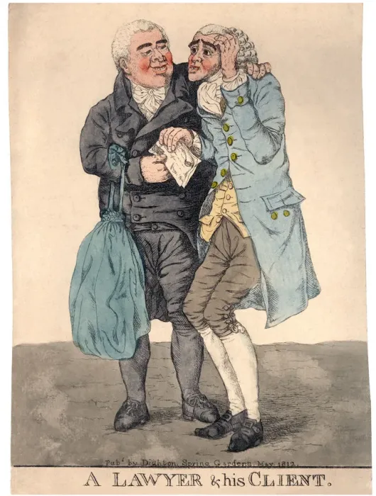 Framed Print : Lawyer and his Client Framed Print : Lawyer and his Client