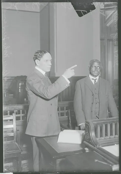 Framed Print : Lawyer Defending Suspect in Mohr Murder Trail Framed Print : Lawyer Defending Suspect in Mohr Murder Trail