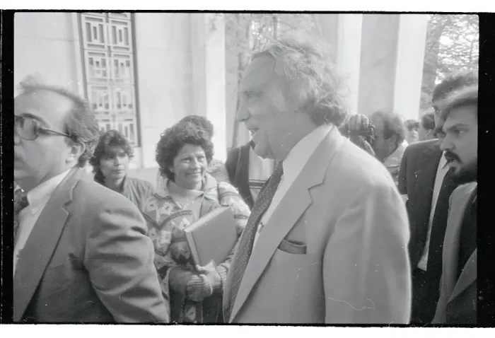 Framed Print : Lawyer William Kunstler Arriving for Kidnapping Case Framed Print : Lawyer William Kunstler Arriving for Kidnapping Case