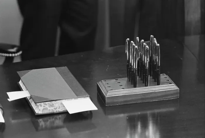 Framed Print : LBJ Sign The Federal Budget, 1968 Framed Print : LBJ Sign The Federal Budget, 1968