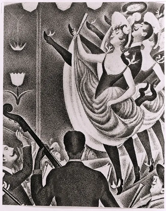 Framed Print : Le Chahut by Georges Seurat Framed Print : Le Chahut by Georges Seurat