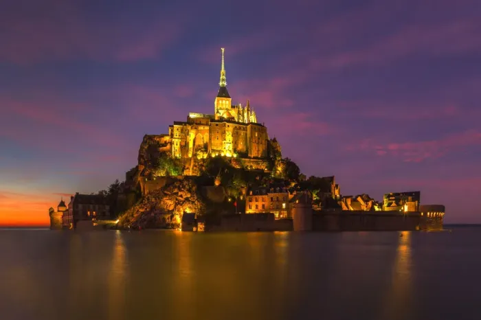 Framed Print : Le Mont Saint-Michel, Normandy, France Framed Print : Le Mont Saint-Michel, Normandy, France