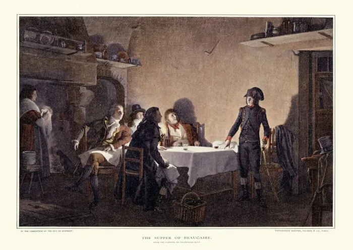 Framed Print : Le souper de Beaucaire Framed Print : Le souper de Beaucaire