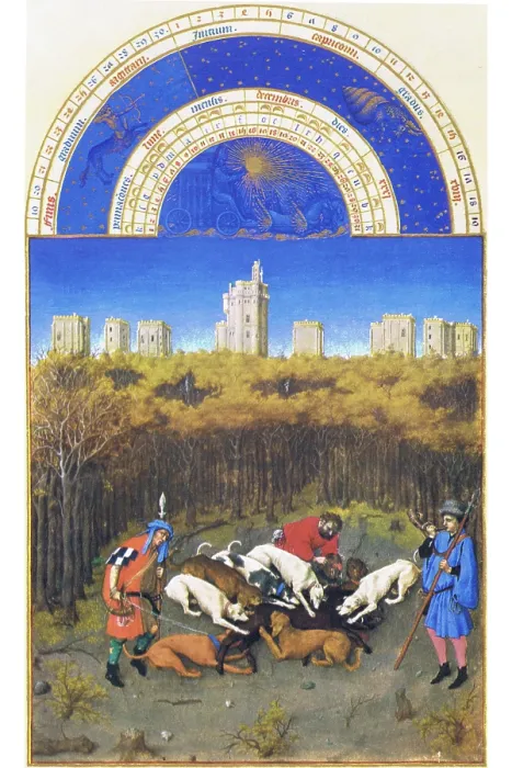 Framed Print : Le Tres riches heures du Duc de Berry - December Framed Print : Le Tres riches heures du Duc de Berry - December