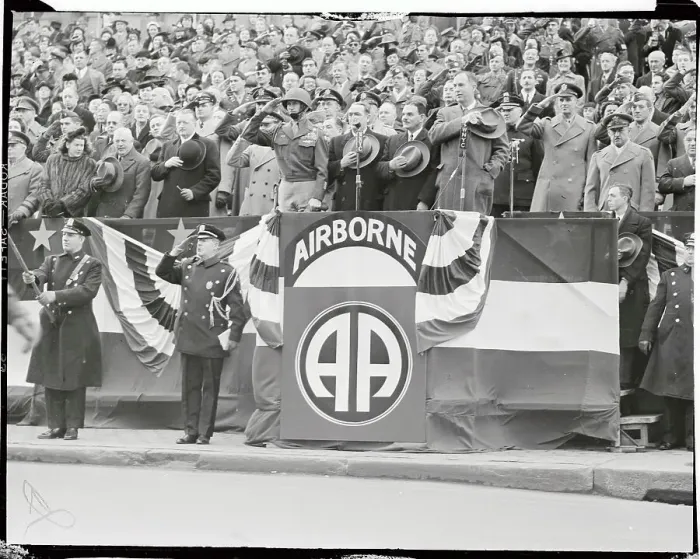 Framed Print : Leaders Saluting at Victory Parade Framed Print : Leaders Saluting at Victory Parade