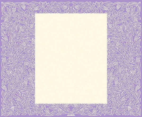 Leafy Purple Border