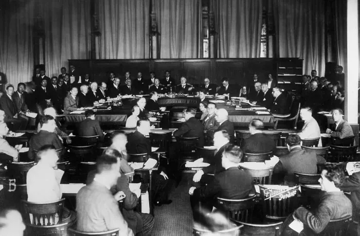 Framed Print : League of Nations in Session Framed Print : League of Nations in Session