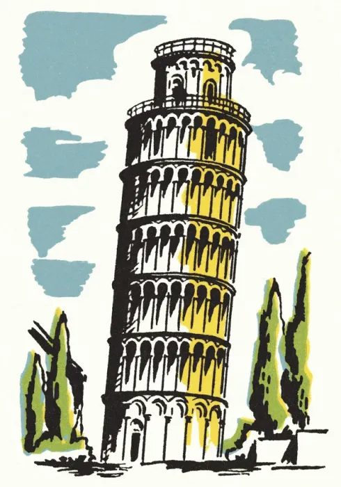 Framed Print : Leaning Tower of Pisa