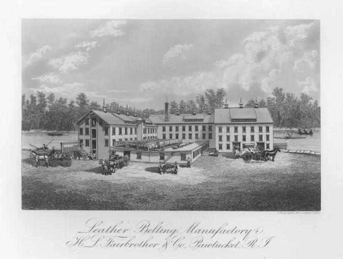 Framed Print : Leather Factory Framed Print : Leather Factory