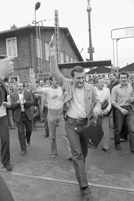 Framed Print : Lech Walesa With Traveling Papers