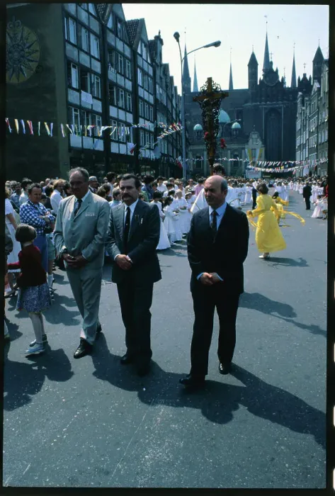 Framed Print : Lech Walesa Walking Streets Framed Print : Lech Walesa Walking Streets