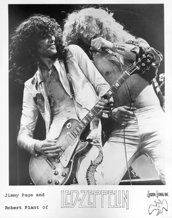 Framed Print : Led Zeppelin Performing Framed Print : Led Zeppelin Performing