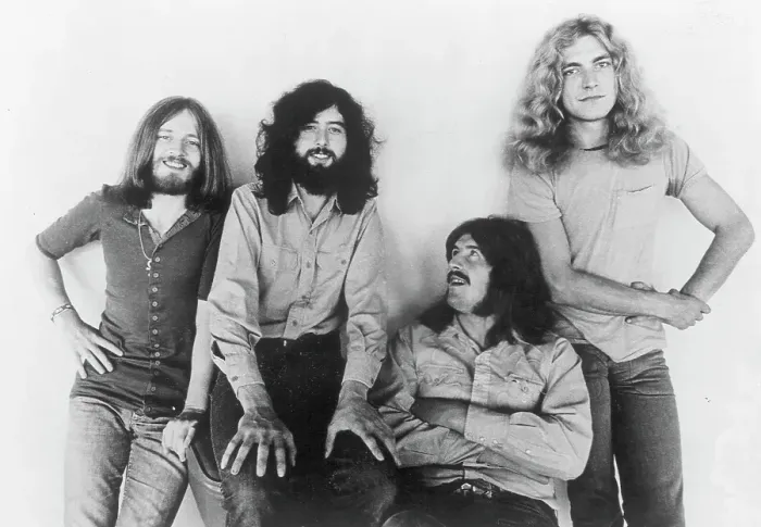 Framed Print : Led Zeppelin Portrait Framed Print : Led Zeppelin Portrait