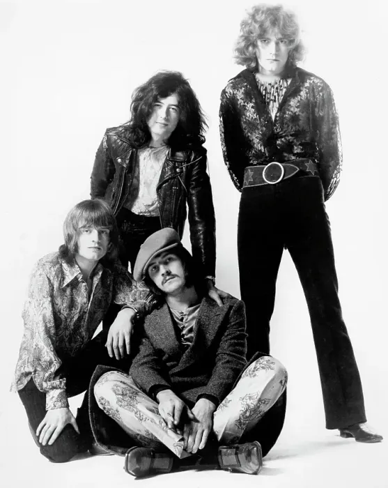 Framed Print : Led Zeppelin Portrait Framed Print : Led Zeppelin Portrait