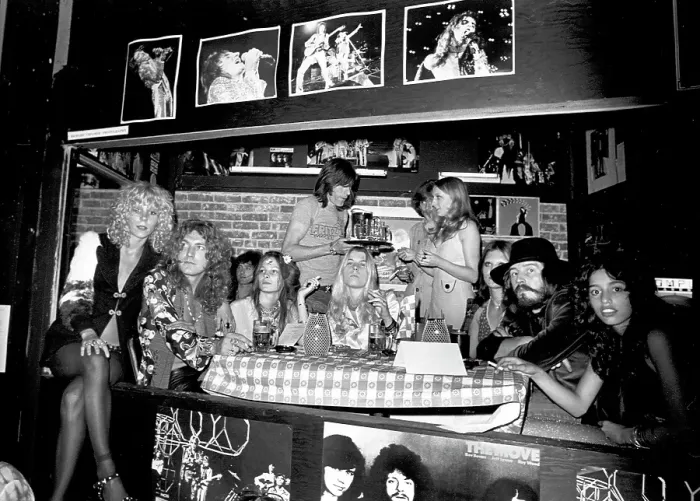 Framed Print : Led Zeppelin At Rodney's English Disco Framed Print : Led Zeppelin At Rodney's English Disco