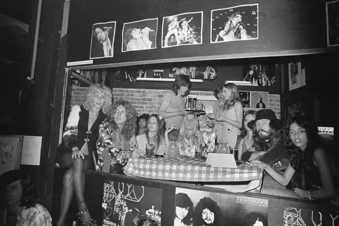 Framed Print : Led Zeppelin At Rodney's English Disco Framed Print : Led Zeppelin At Rodney's English Disco