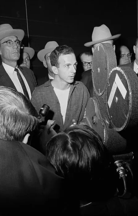 Framed Print : Lee Harvey Oswald in Police Custody