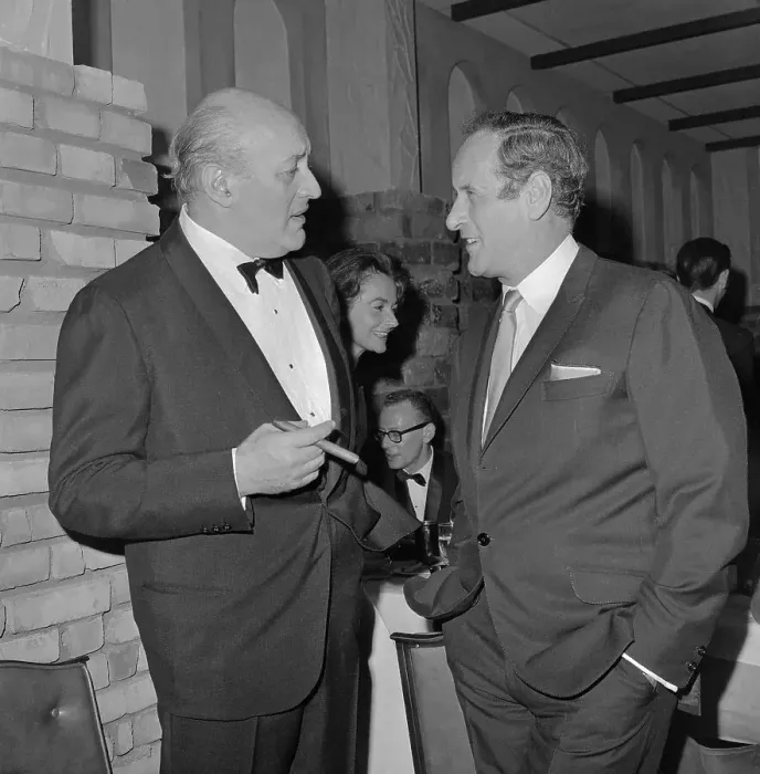 Framed Print : Lee J Cobb Speaking with Eli Wallach Framed Print : Lee J Cobb Speaking with Eli Wallach