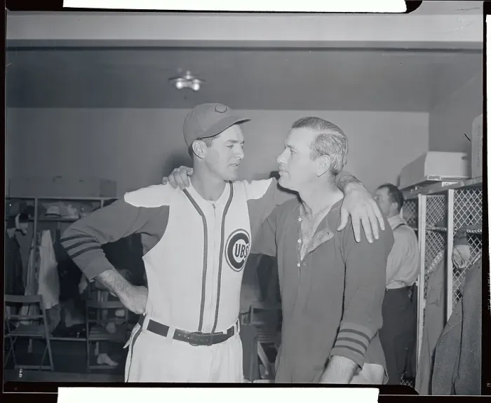Framed Print : Bill Lee with Jerome Dean Framed Print : Bill Lee with Jerome Dean