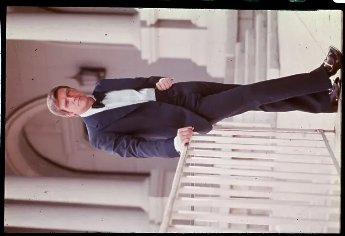 Framed Print : Lee Majors Standing In Formal Wear Framed Print : Lee Majors Standing In Formal Wear