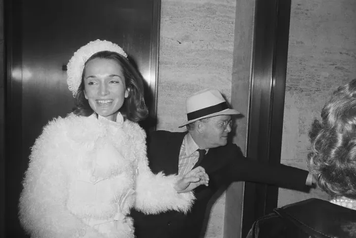 Framed Print : Lee Radziwill W / Truman Capote Framed Print : Lee Radziwill W / Truman Capote