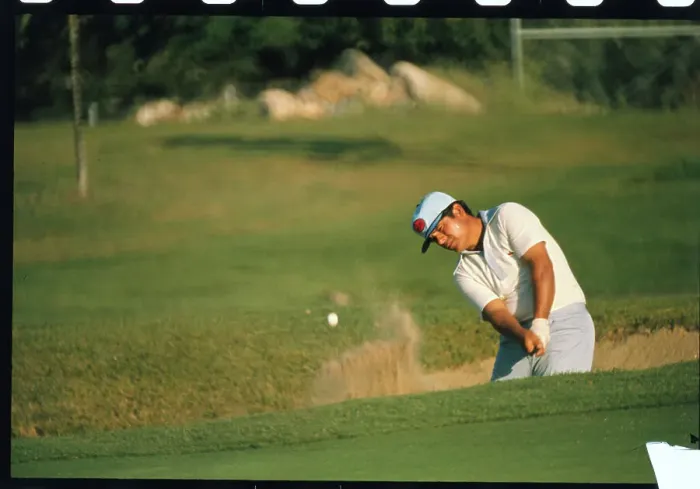 Framed Print : Lee Travino Playing Golf Framed Print : Lee Travino Playing Golf