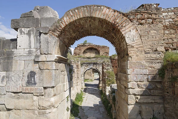 Lefke gate, ancient city walls of Iznik, Bursa Province, Marmara Region, Turkey