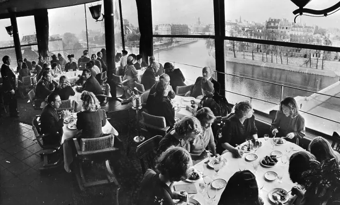Framed Print : Left Bank Lunch Framed Print : Left Bank Lunch