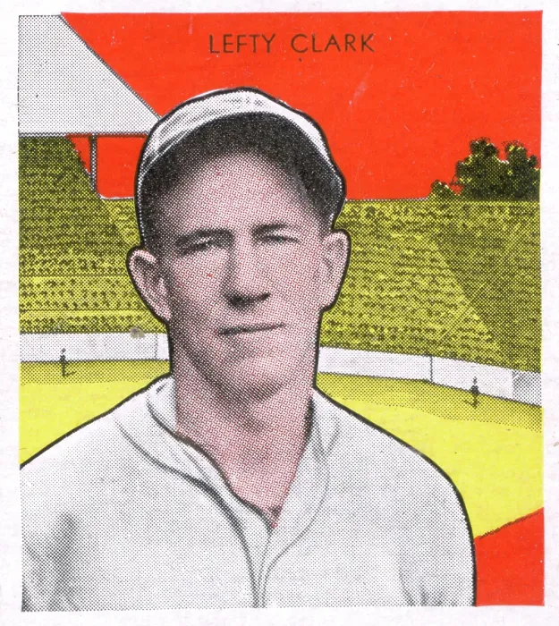 Framed Print : Lefty Clark Gum Card Framed Print : Lefty Clark Gum Card