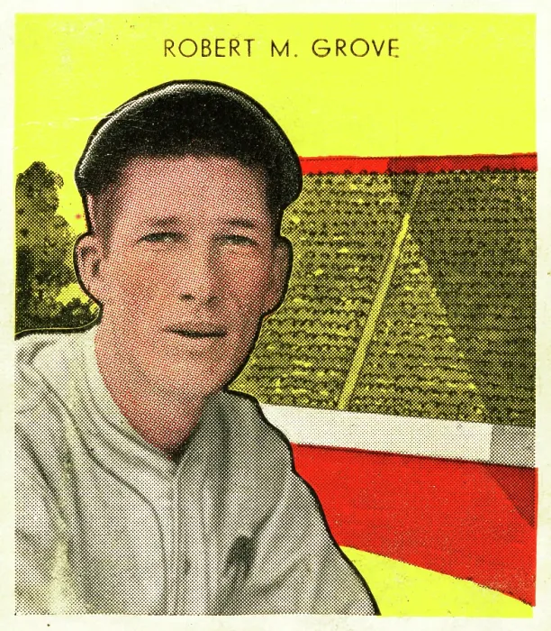 Framed Print : Lefty Grove Gum Card Framed Print : Lefty Grove Gum Card