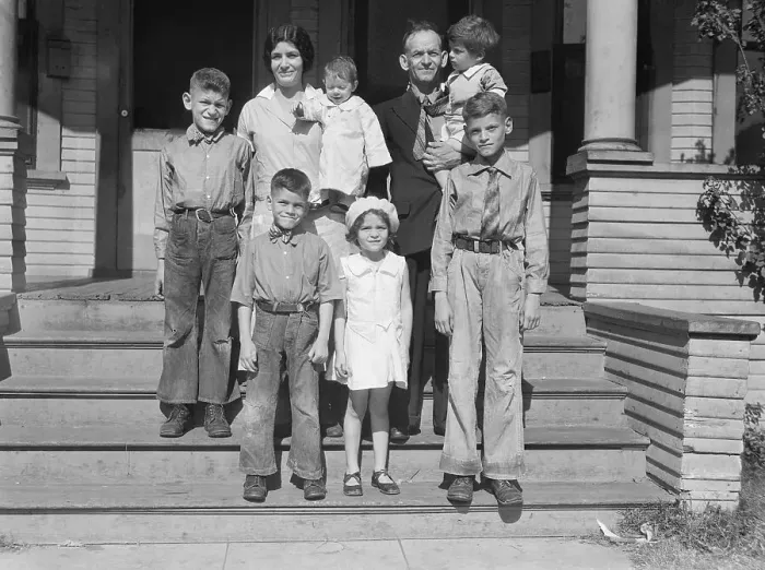 Framed Print : Legalized Family Posing for Camera Framed Print : Legalized Family Posing for Camera
