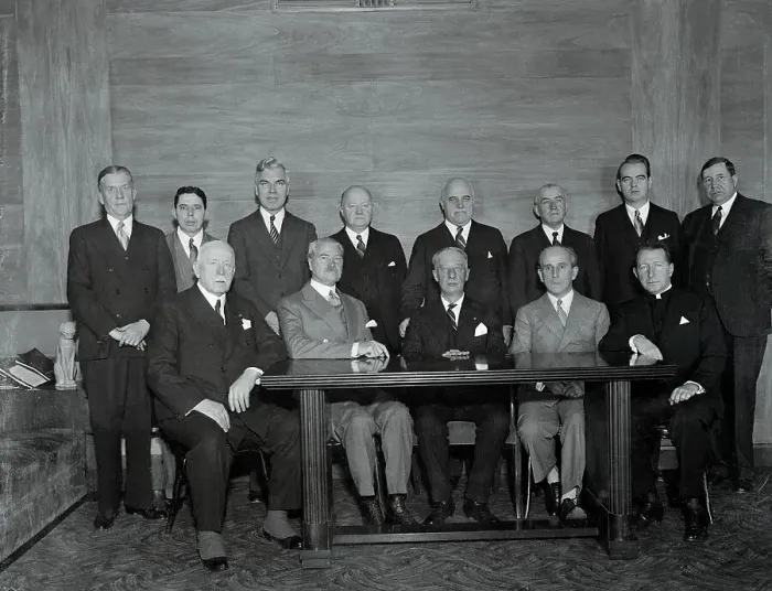 Framed Print : Legion of Decency Council Meeting Framed Print : Legion of Decency Council Meeting