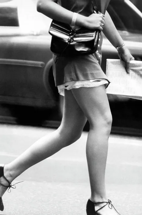 Framed Print : Legs In A Mini Skirt