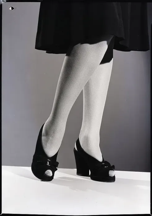 Framed Print : Legs and Shoes of Woman