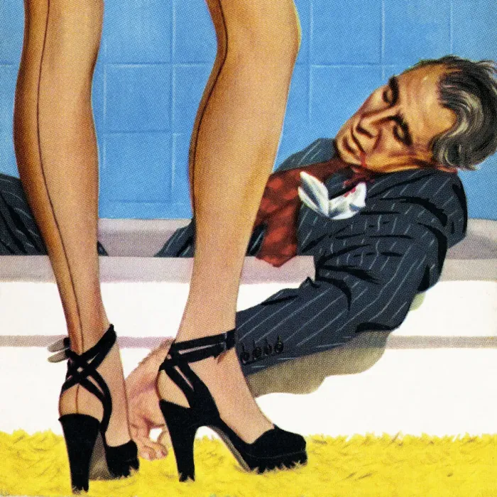 Framed Print : Legs of Woman Standing by Man Lying in a Bathtub Framed Print : Legs of Woman Standing by Man Lying in a Bathtub