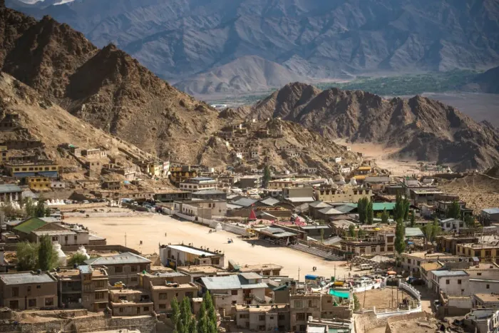 Framed Print : Leh Ladakh city