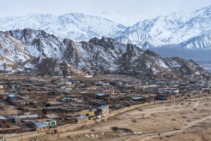 Framed Print : Leh in Winter