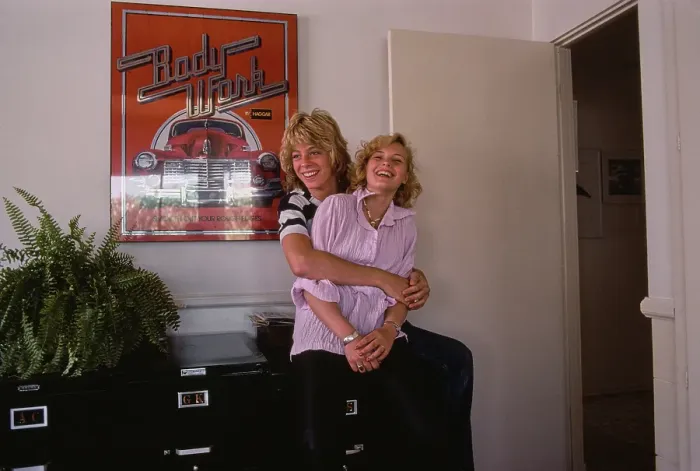 Framed Print : Leif Garrett & Barbara May Framed Print : Leif Garrett & Barbara May