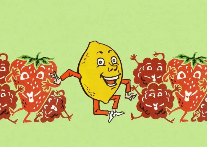 Framed Print : Lemon Dancing With Other Fruit