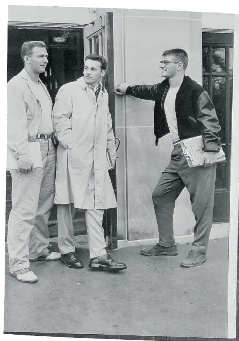 Framed Print : Len Dawson Talking With Friends Framed Print : Len Dawson Talking With Friends