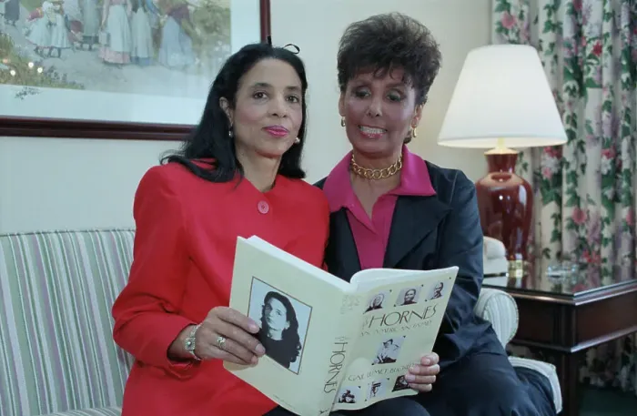Framed Print : Lena Horne and Daughter Gail Buckley Reading Book
