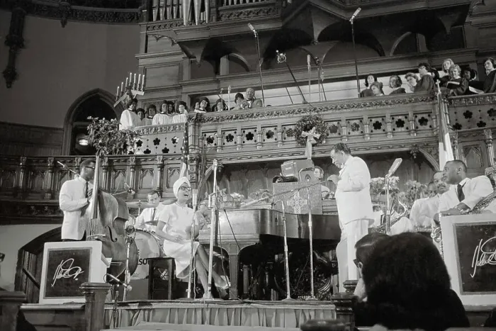 Framed Print : Lena Horne and Duke Ellington Performing Sacred Jazz Compositions on Stage Framed Print : Lena Horne and Duke Ellington Performing Sacred Jazz Compositions on Stage
