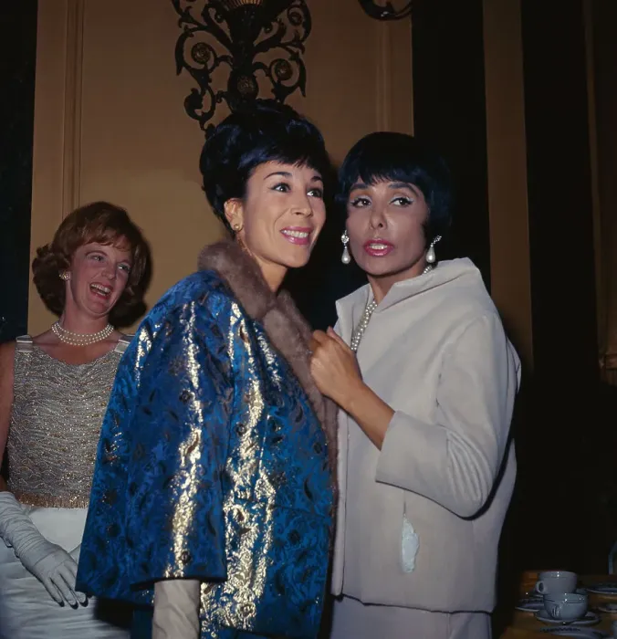 Framed Print : Lena Horne and Mrs. Harry Belafonte Framed Print : Lena Horne and Mrs. Harry Belafonte