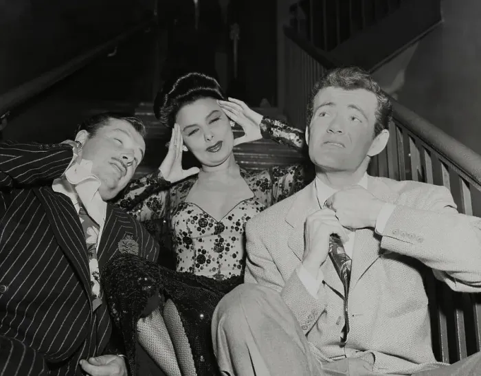 Framed Print : Lena Horne and Peers Relaxing After Show Performance Framed Print : Lena Horne and Peers Relaxing After Show Performance