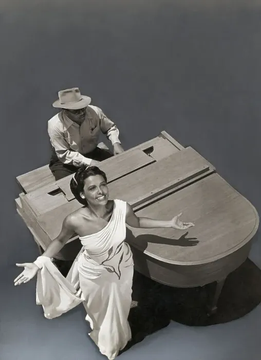 Framed Print : Lena Horne And Pianist During Recital Framed Print : Lena Horne And Pianist During Recital