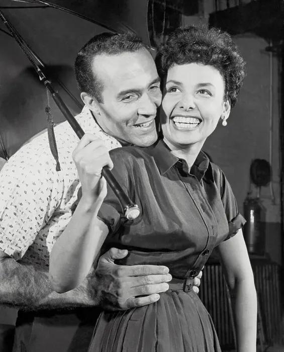 Framed Print : Lena Horne and Ricardo Montalban Rehearsing Framed Print : Lena Horne and Ricardo Montalban Rehearsing