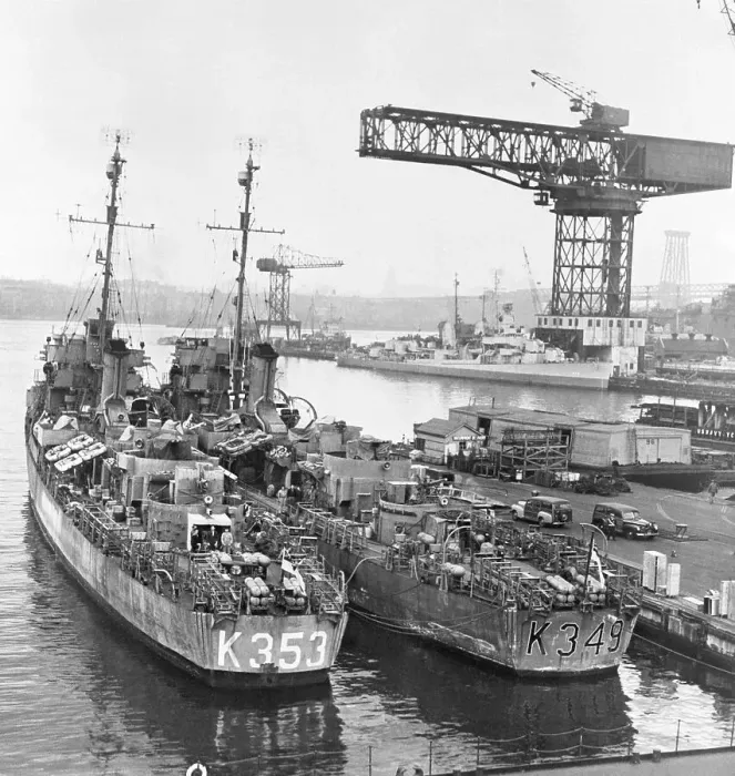Framed Print : Two Lend Lease Ships Are Returned To U S Framed Print : Two Lend Lease Ships Are Returned To U S