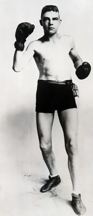 Framed Print : Full Length Of Boxer Young Stribling Framed Print : Full Length Of Boxer Young Stribling